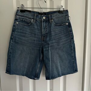 Banana Republic Mid Length Denim Cutoff Shorts